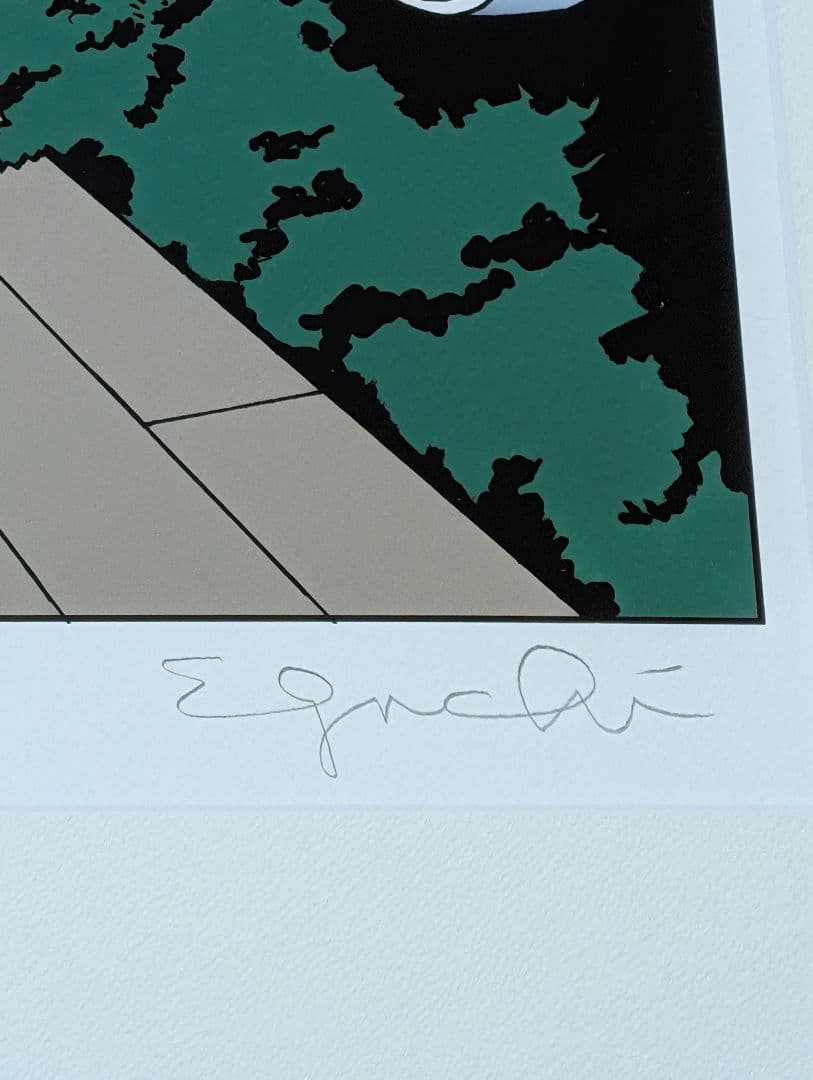 江口寿史版画複製原画「Denny’s」直筆サイン入り