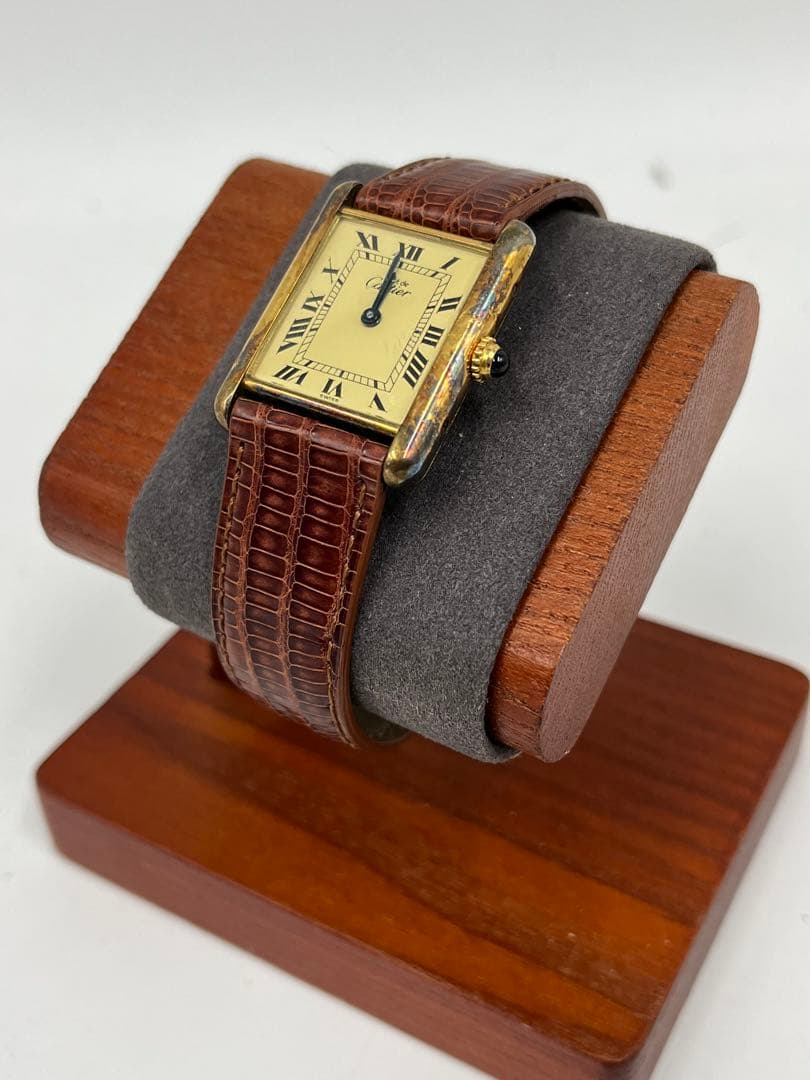 Cartier カルティエ タンク ヴェルメイユ 腕時計 　現状品