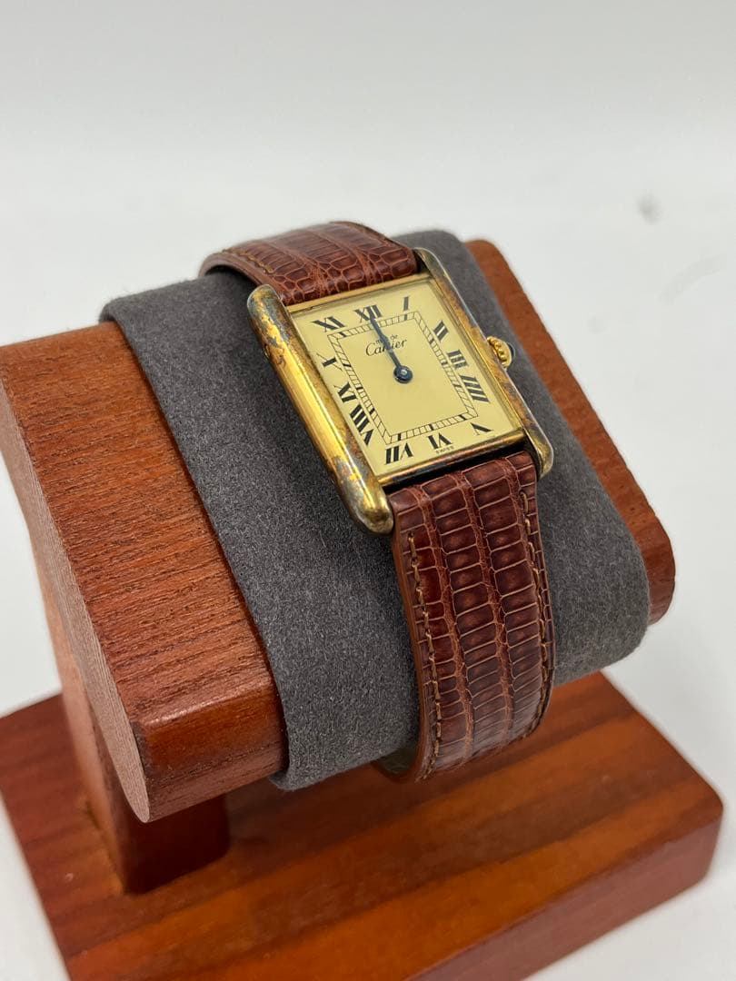 Cartier カルティエ タンク ヴェルメイユ 腕時計 　現状品