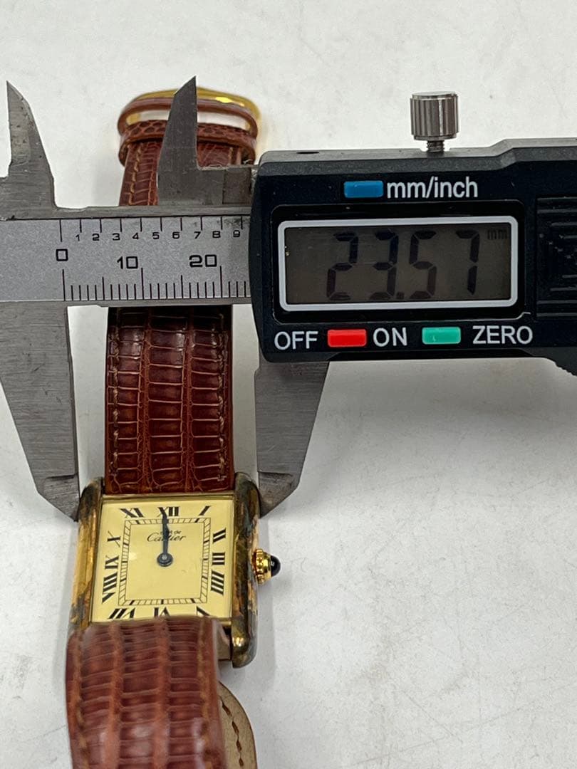 Cartier カルティエ タンク ヴェルメイユ 腕時計 　現状品