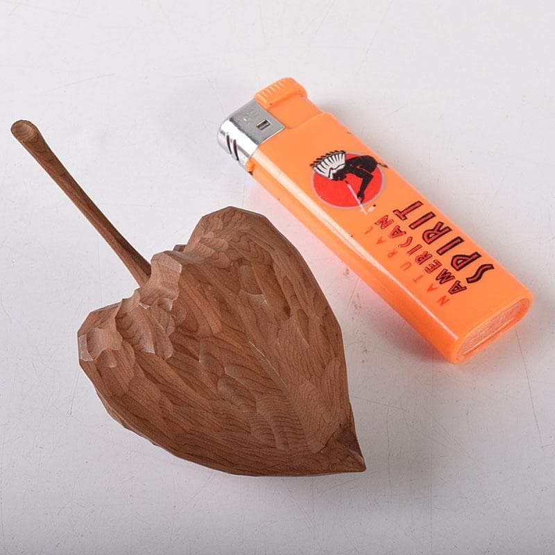 ぽぽっち　津田亮友造　飛騨高山　一位一刀彫ほおずき香合　共箱　V　7904