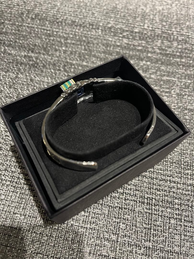 Paul Smith ポールスミス　シルバー バングル ブルーストーン付き