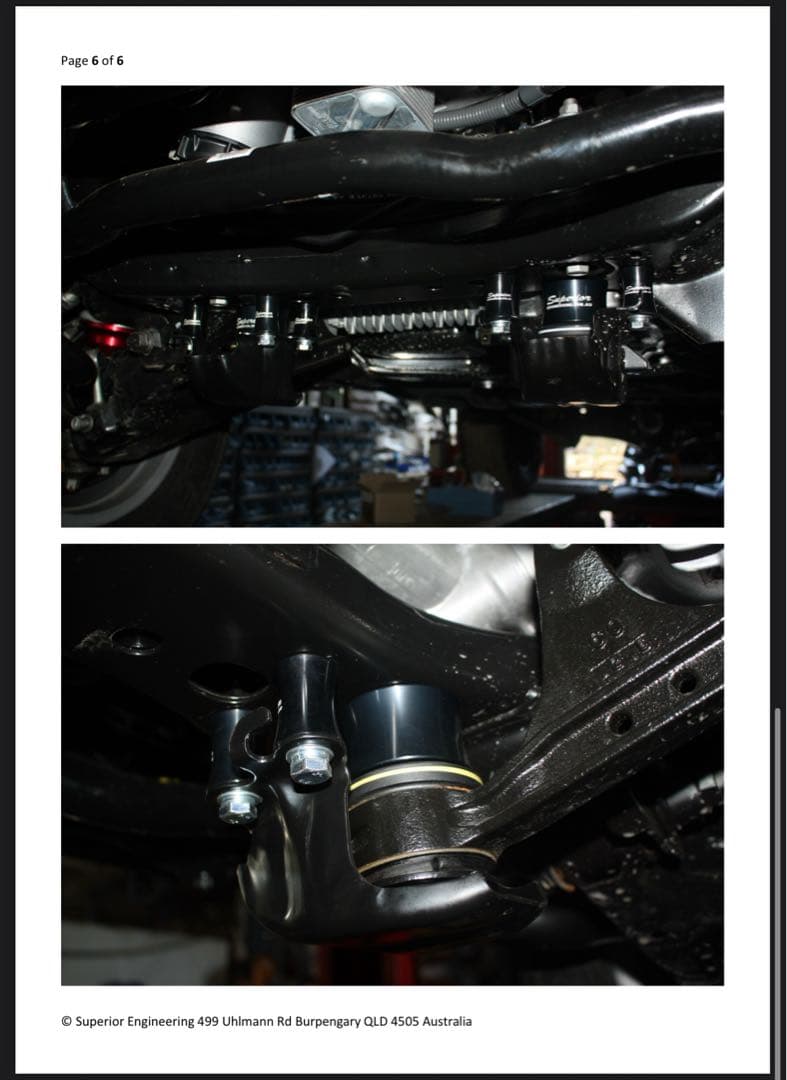 Superior Engineering ランクル200 40mm デフダウン