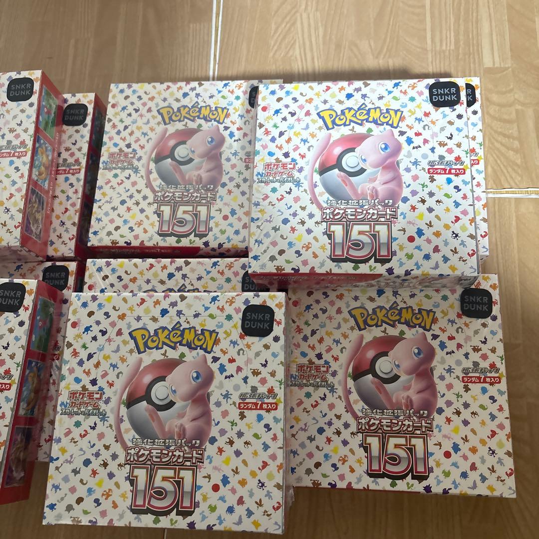 ポケモンカード151 シュリンク付き 10ボックス