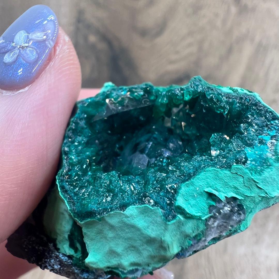 最高品質 ダイオプテーズ インクォーツ 鉱物 標本 原石