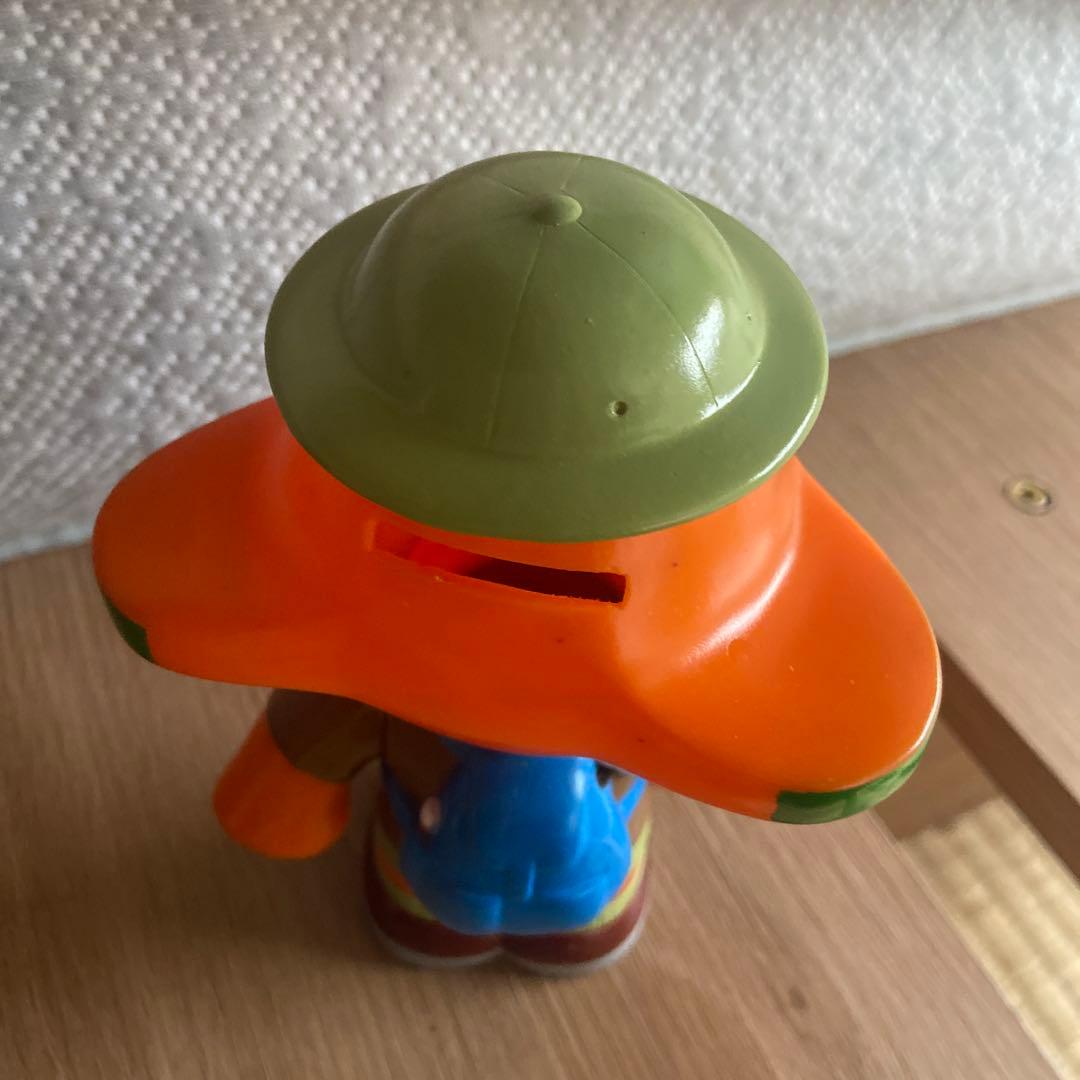 【非売品】佐藤製薬 サトちゃん 探検隊 野球　貯金箱　昭和レトロ