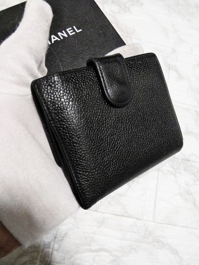【綺麗】シャネル キャビア ココマーク 財布