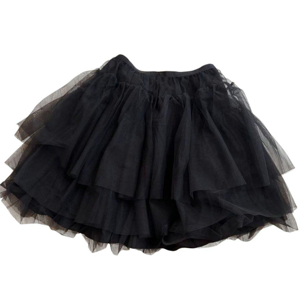 FOXEY NEW YORK 黒のチュールプリーツスカート 40サイズ