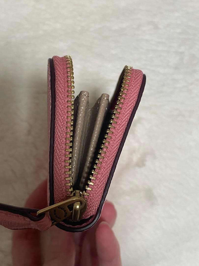 COACH ピンク  カード ケース