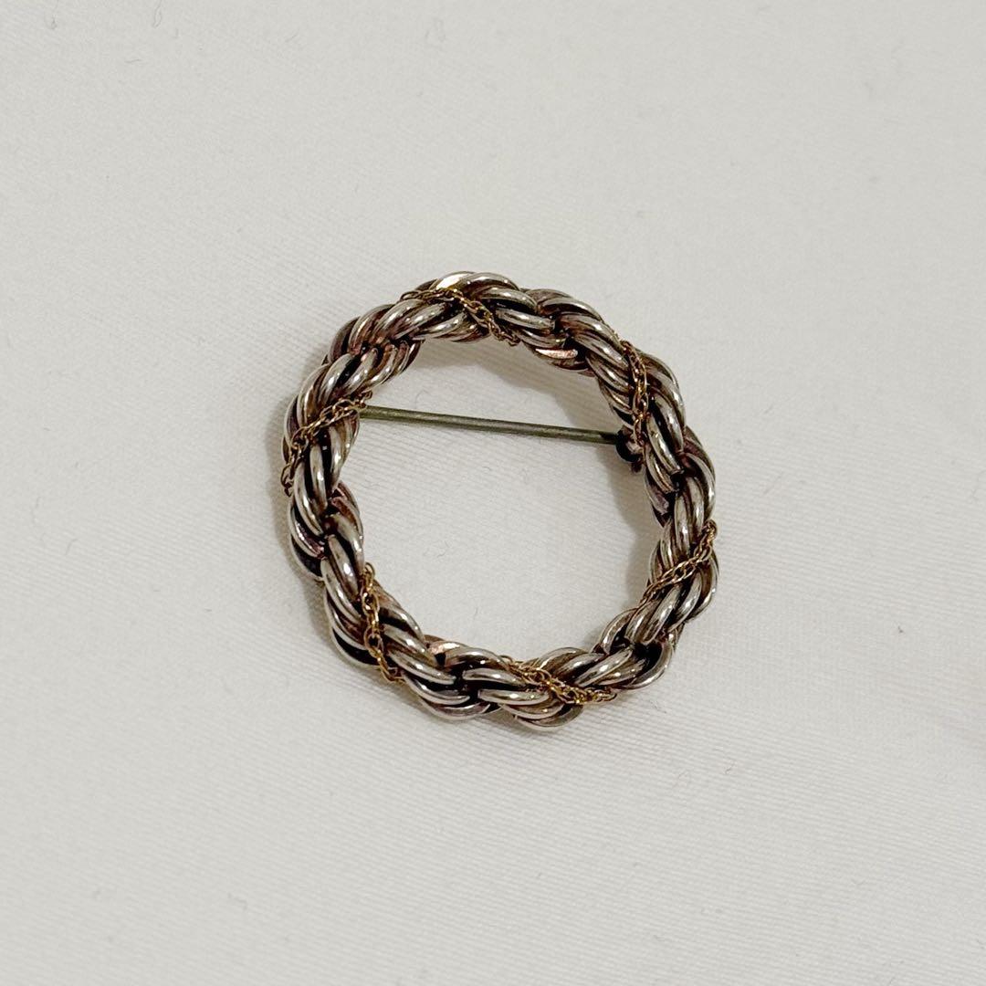 ふじ　ティファニー　コンビツイスト　ブローチ