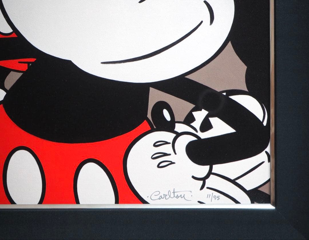 真作■ディズニー ファインアート トレバー・カールトン■版画 絵画 ミッキー