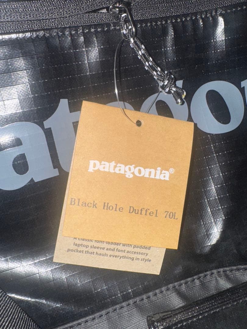 H*a様 patagonia⭐️Black hole duffel 70L⭐️新