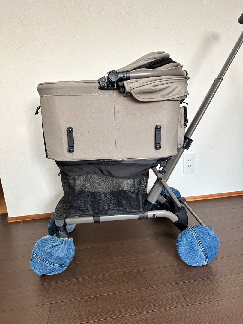 AIRBUGGY フィットウィズX ペットカート　レインカバー付