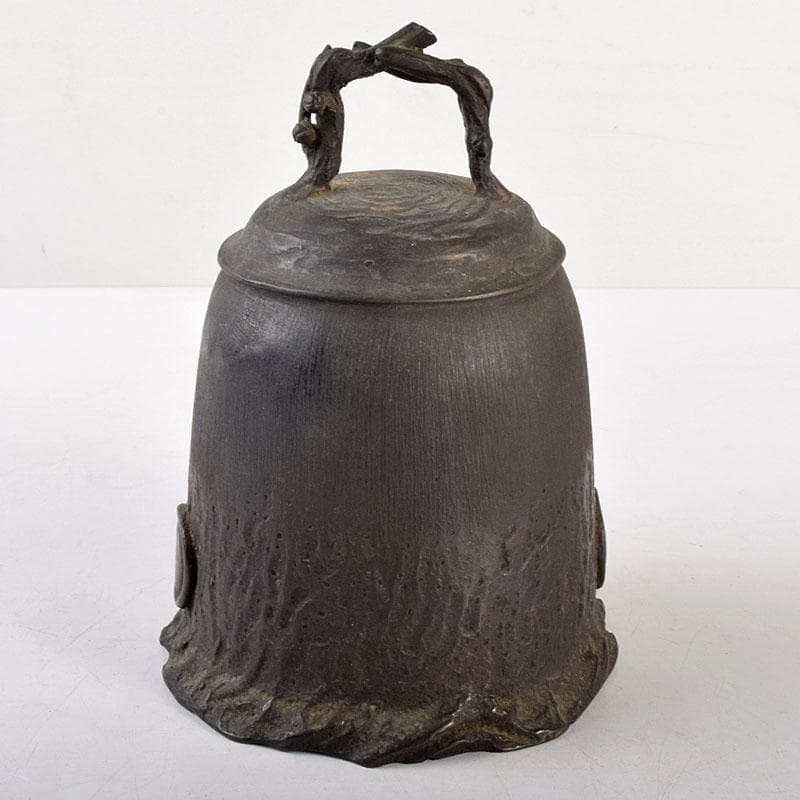 中国　古銅　鐸鈴　銅鐸　銅鐘　M　R4976