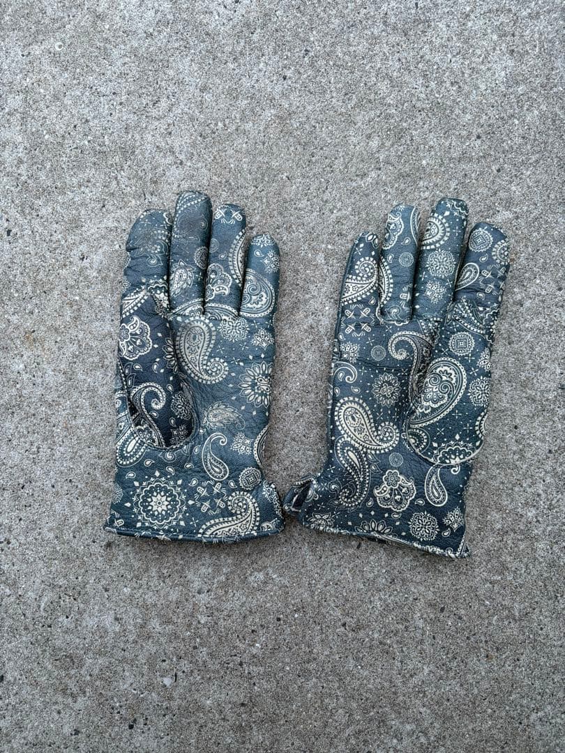 lampgloves ペイズリー柄