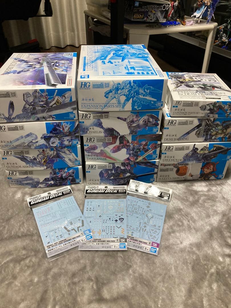 水星の魔女　HGガンプラ　デカールまとめ売り