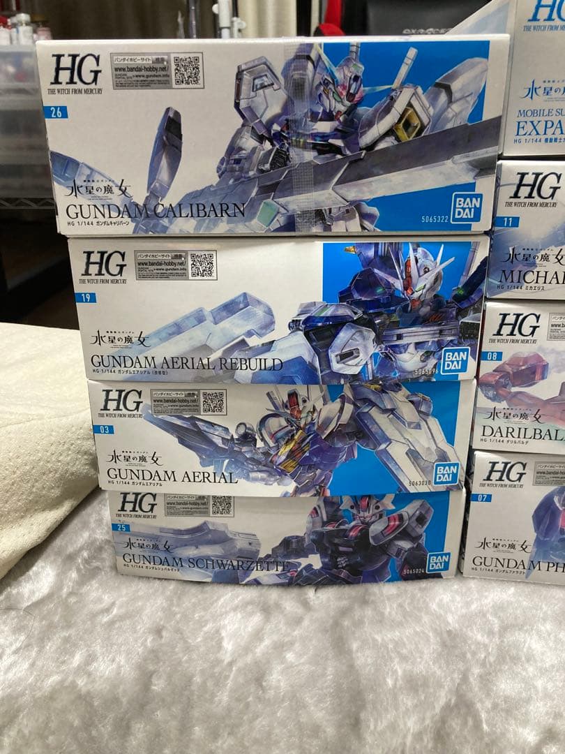 水星の魔女　HGガンプラ　デカールまとめ売り