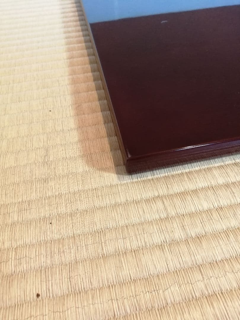 【茶道具】乾老舗造　 溜蝋色塗炉長板　藪内流　長板81