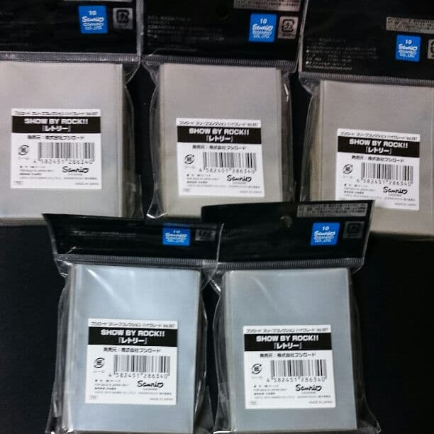 SHOW BY ROCK!! レトリー スリーブ ５個セット