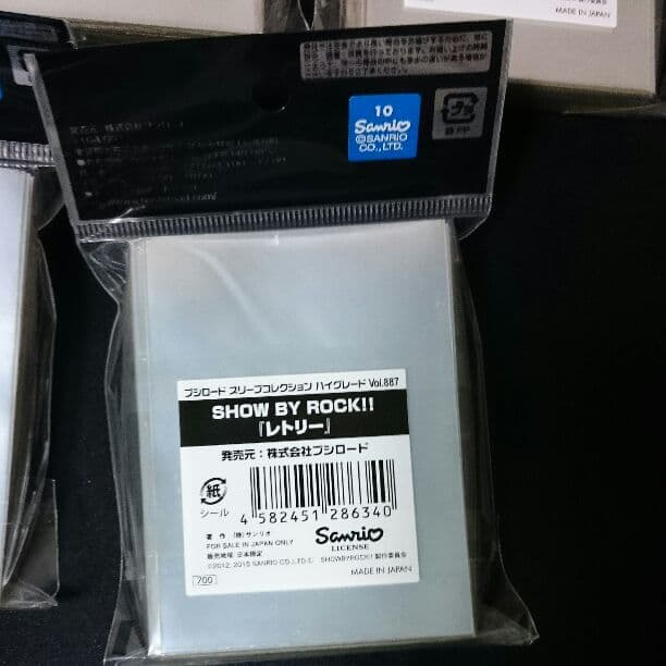 SHOW BY ROCK!! レトリー スリーブ ５個セット