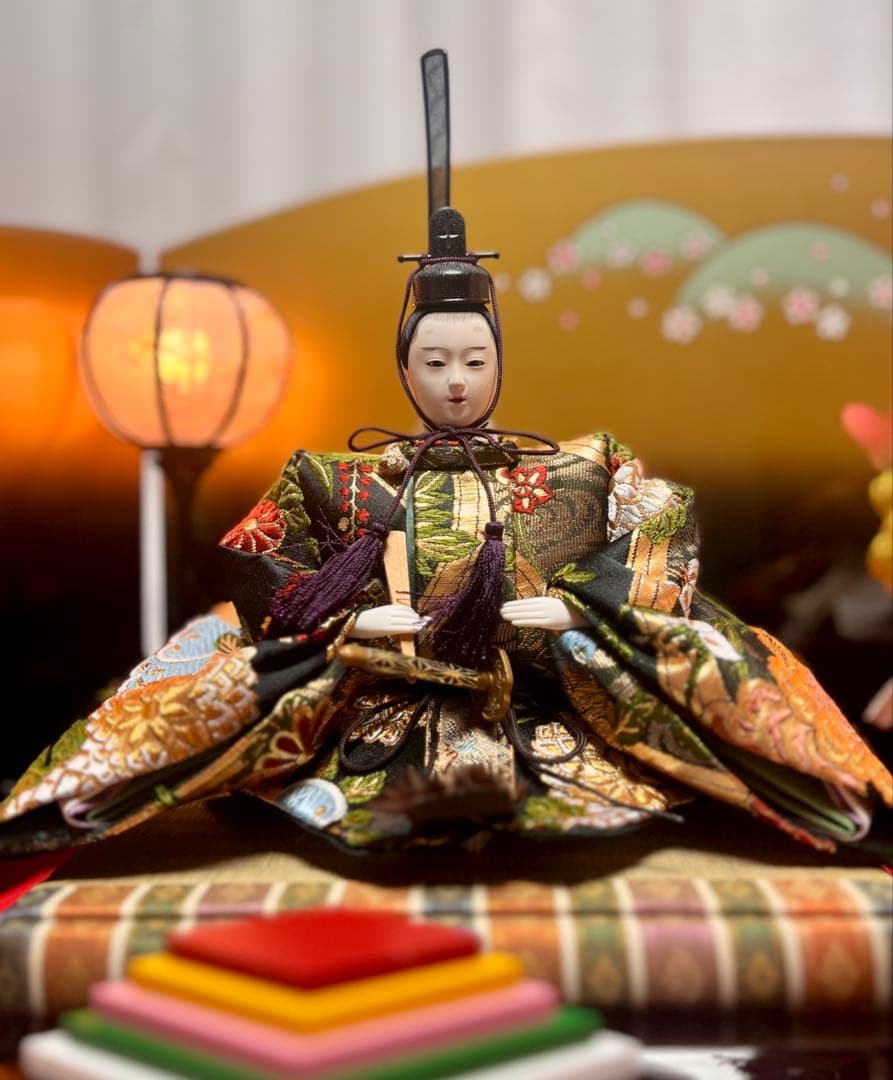 ☆美品☆ひな祭り 雛人形 コンパクト