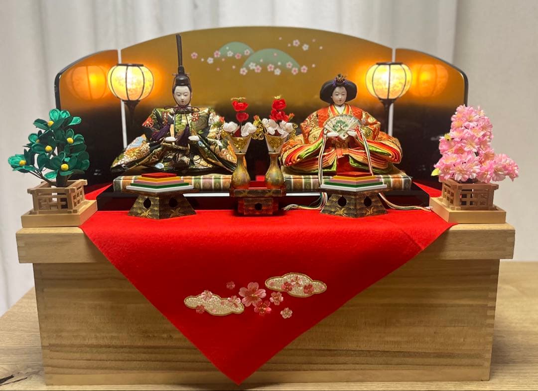 ☆美品☆ひな祭り 雛人形 コンパクト