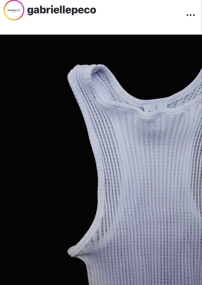 新品ガブリエル ペコ（GABRIELLE PECO) タンクトップ