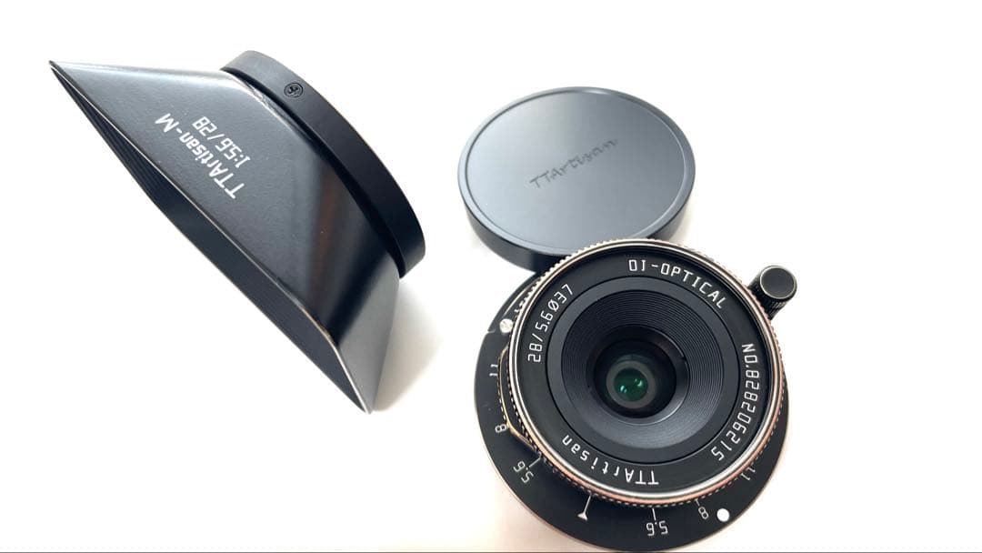 TTArtisan 28mm F5.6 ライカMマウント　ブラックペイント