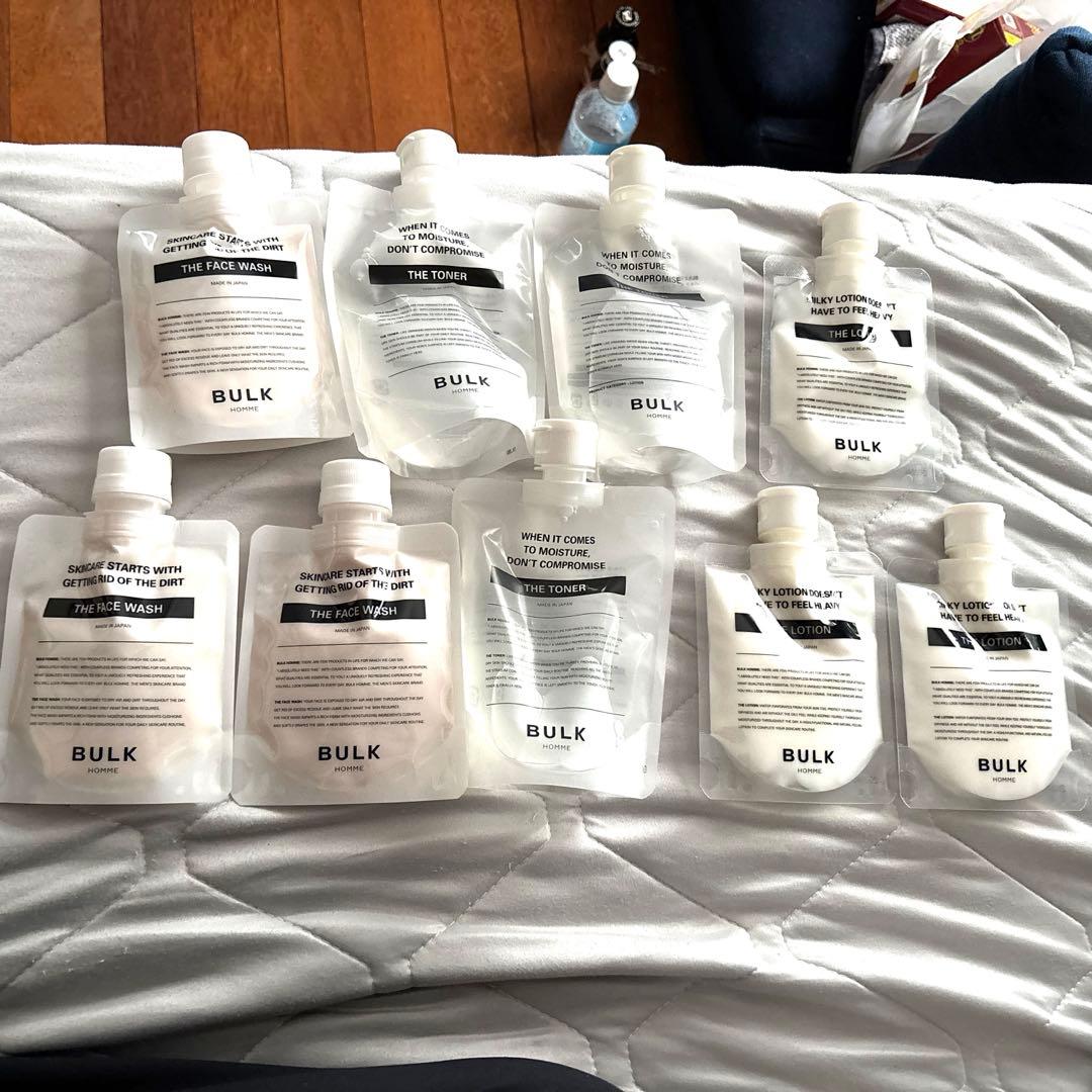 バルクオム　洗顔、化粧水、乳液3点セット３つと洗顔1つ