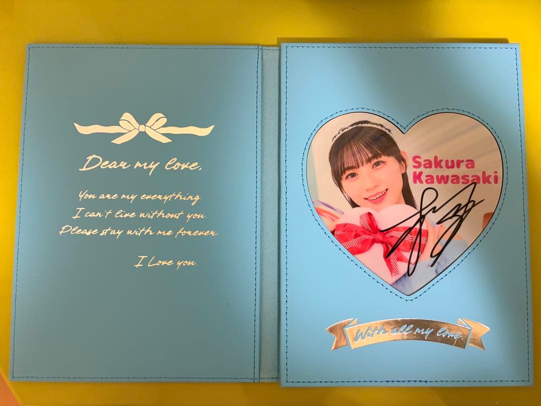 川崎桜 サイン入り写真と証明書付き　乃木フェス