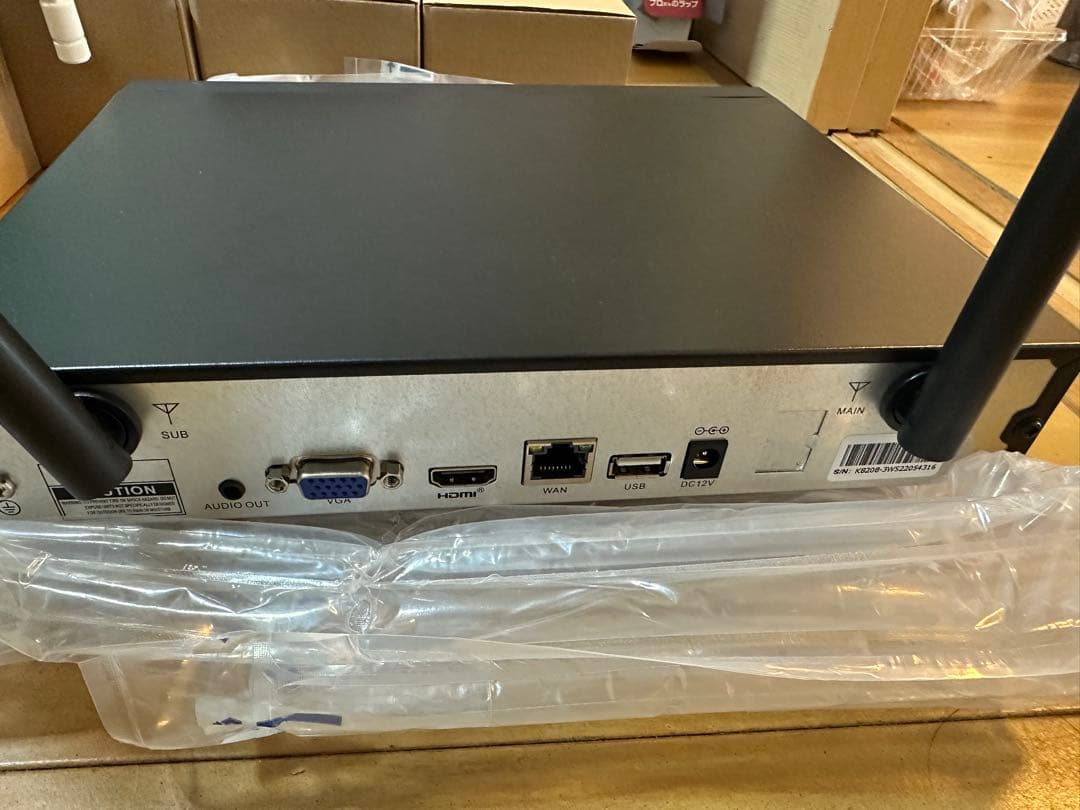 HD NVR Kit 防犯カメラセット新品未使用 初期不良返品保証