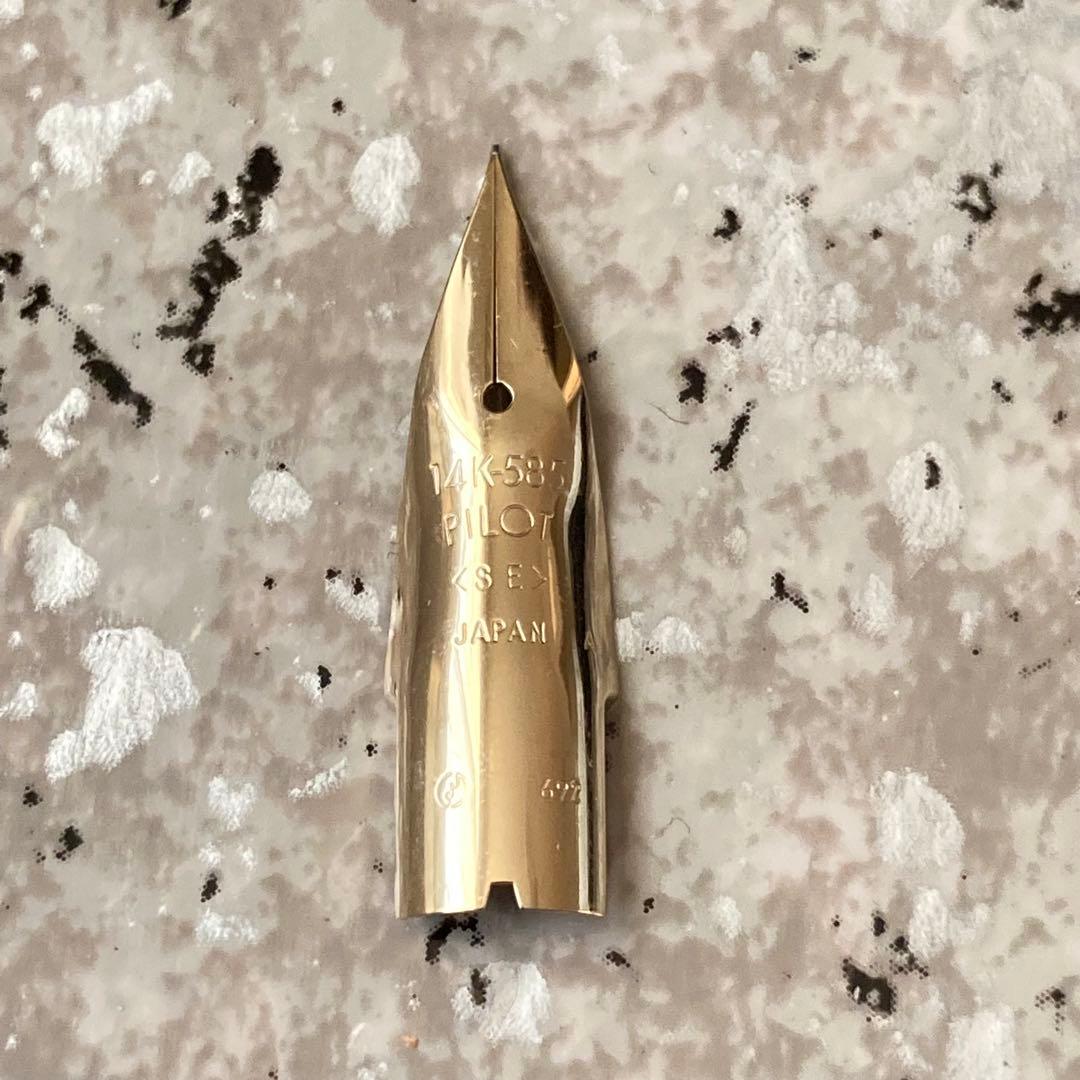 #145 オーバーホール済み 万年筆 PILOT エラボー Elabo 14k