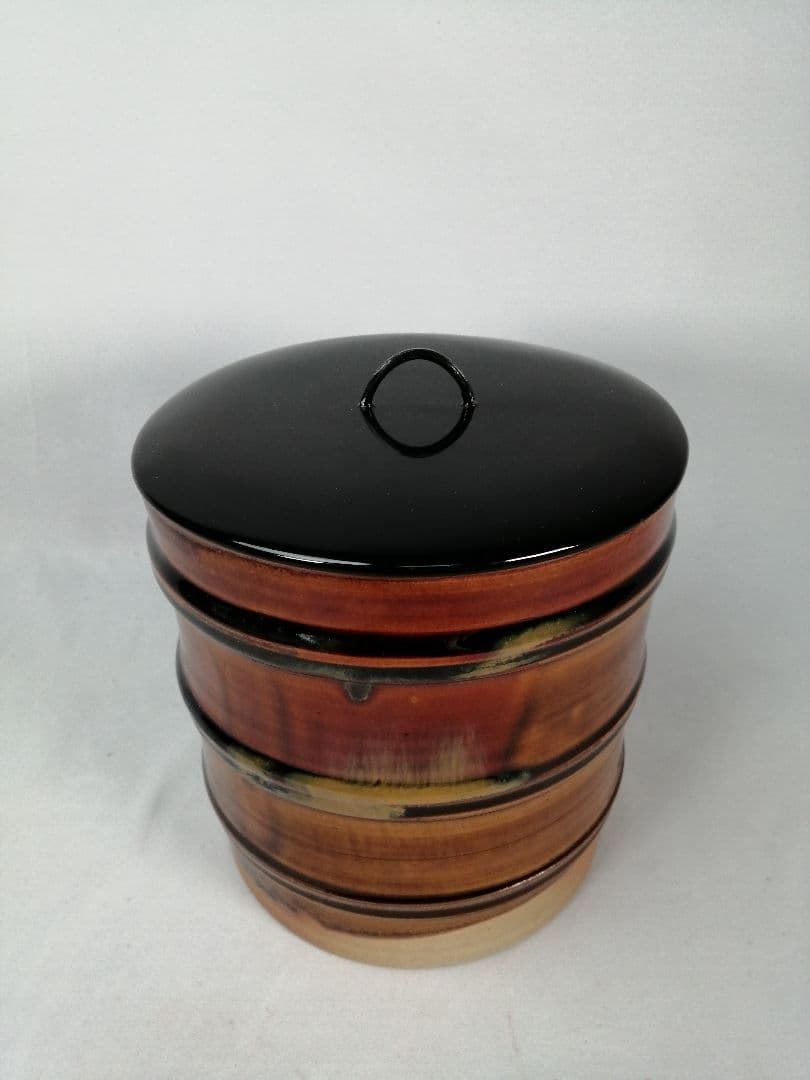 【茶道具】静山造　高取焼水指　水指385