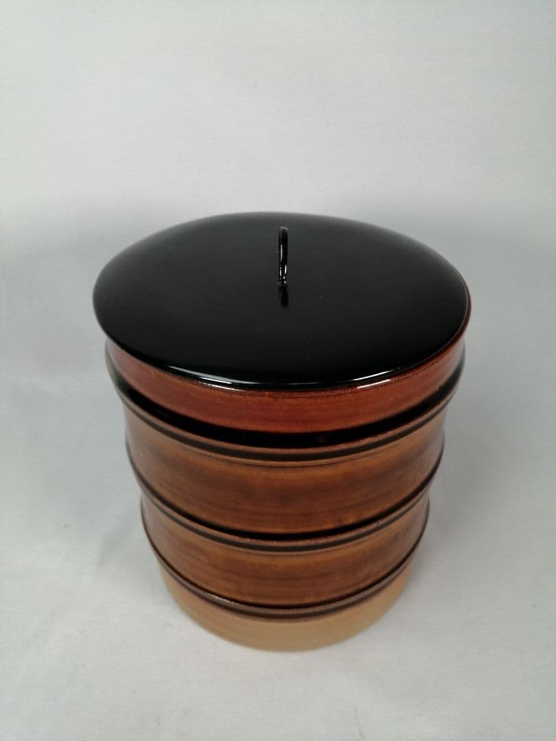 【茶道具】静山造　高取焼水指　水指385