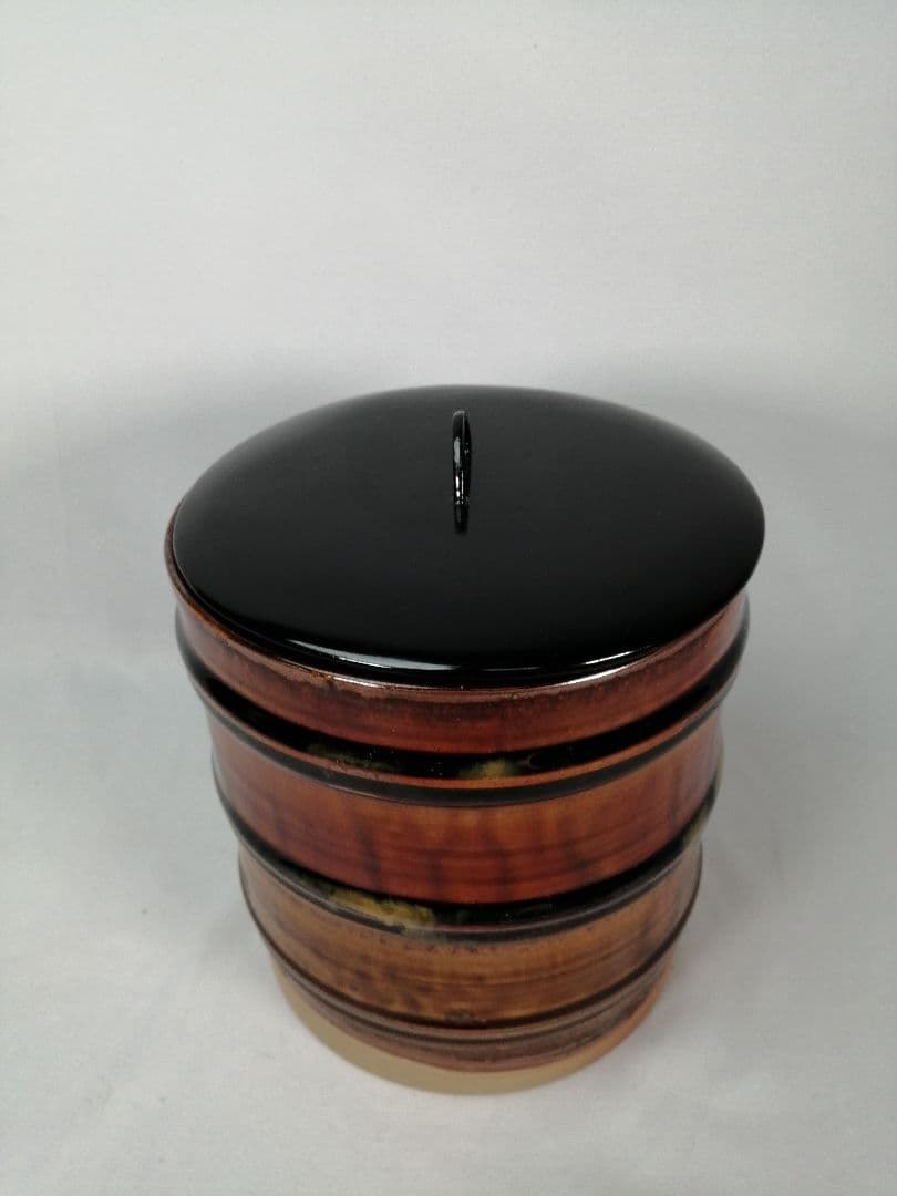 【茶道具】静山造　高取焼水指　水指385