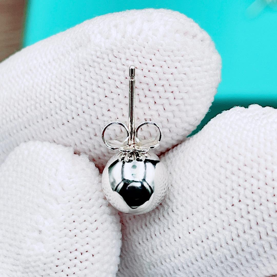 ◇ティファニー◇新品仕上済 ハードウェア ボール ピアス Ag925 2.14g