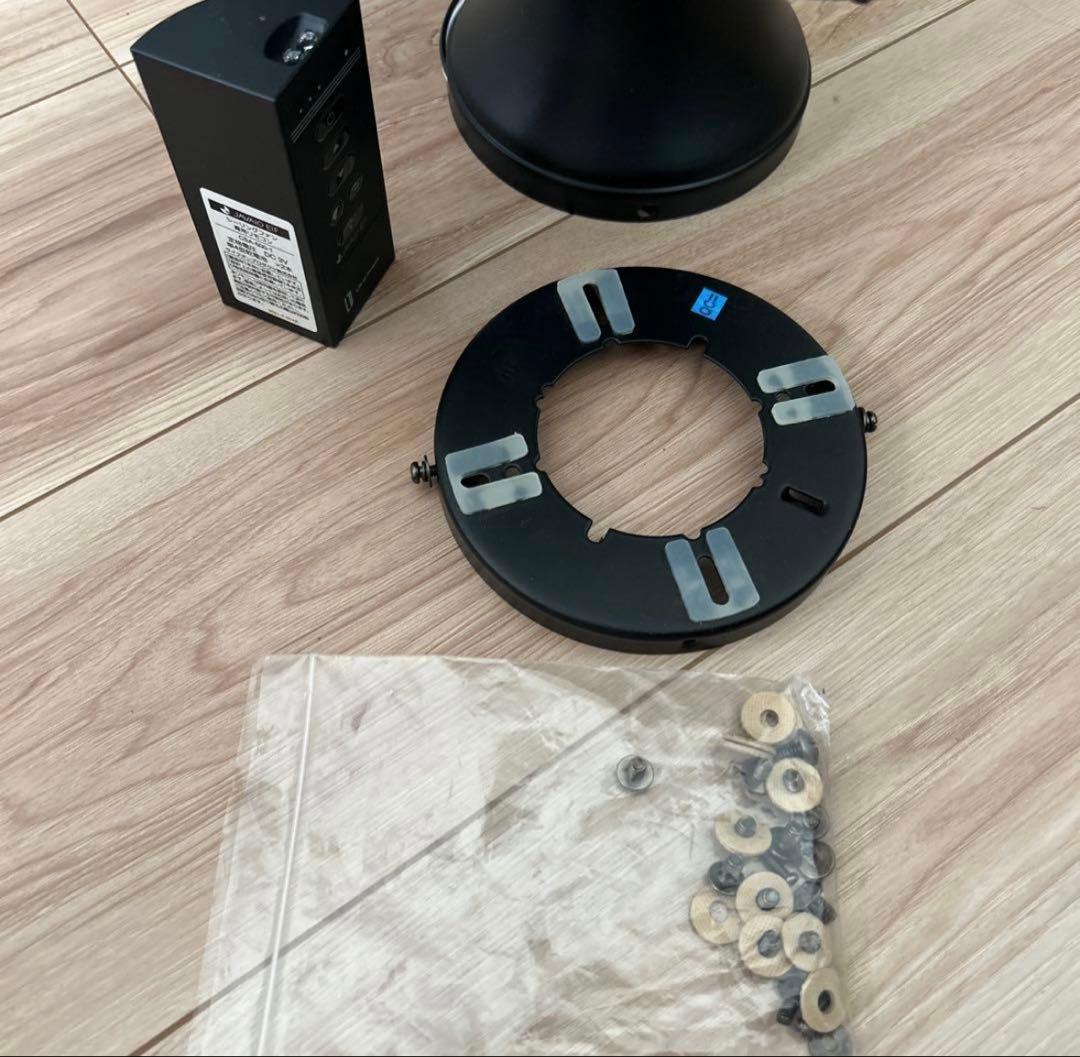 JAVALOシーリングファンライトBK　美品