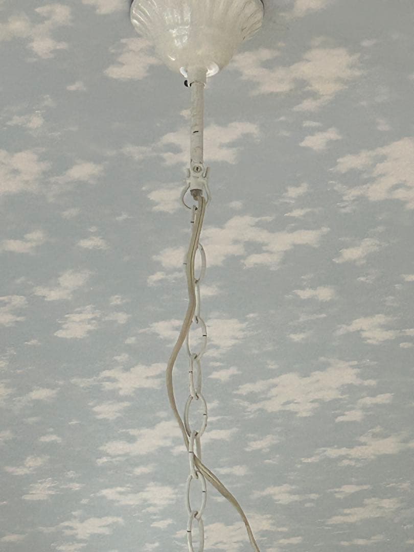 ◆プリンセスシャンデリア　《8灯》アンティーク ホワイト 姫系