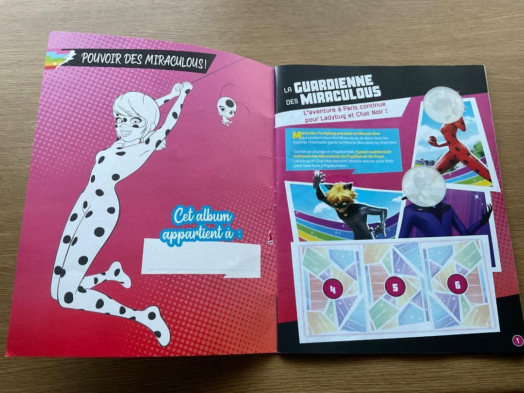 ミラキュラス レディバグ＆シャノワール・シール・人形・フランス