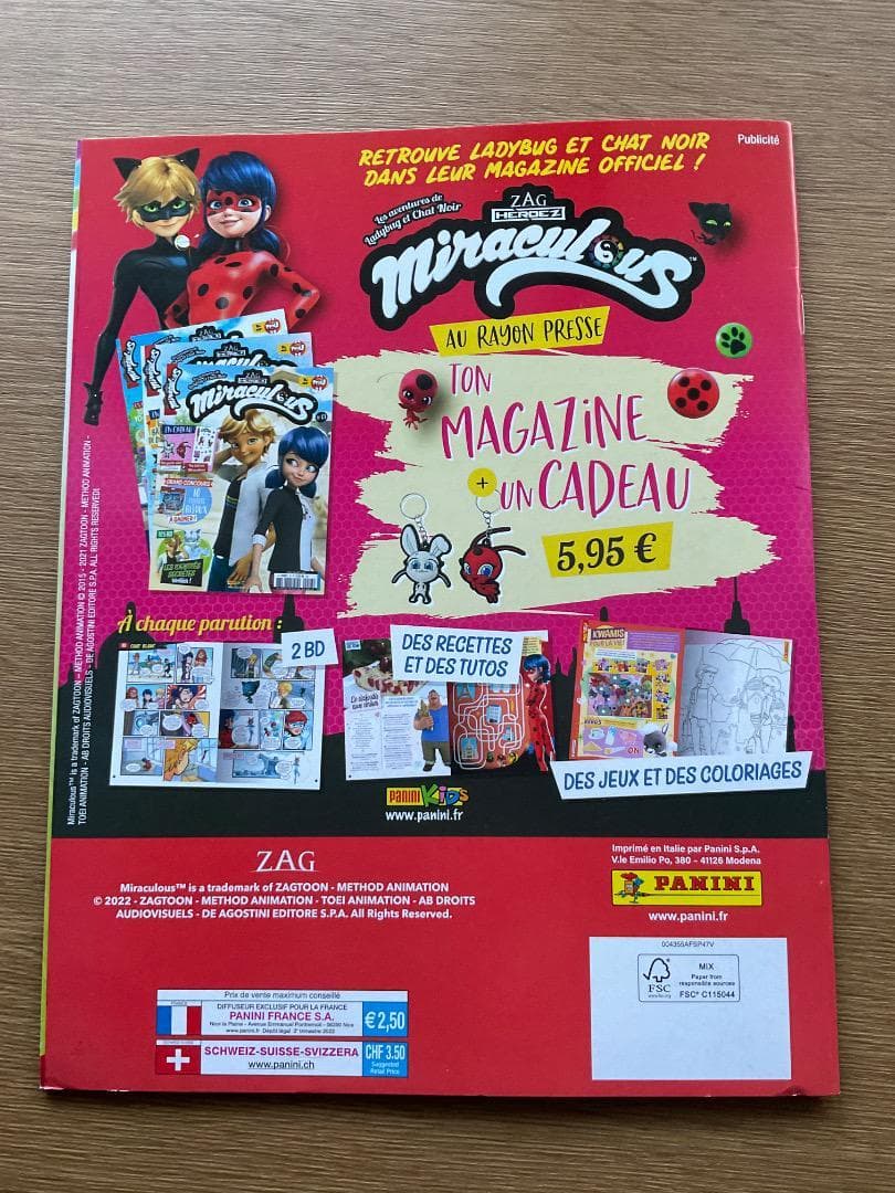 ミラキュラス レディバグ＆シャノワール・シール・人形・フランス