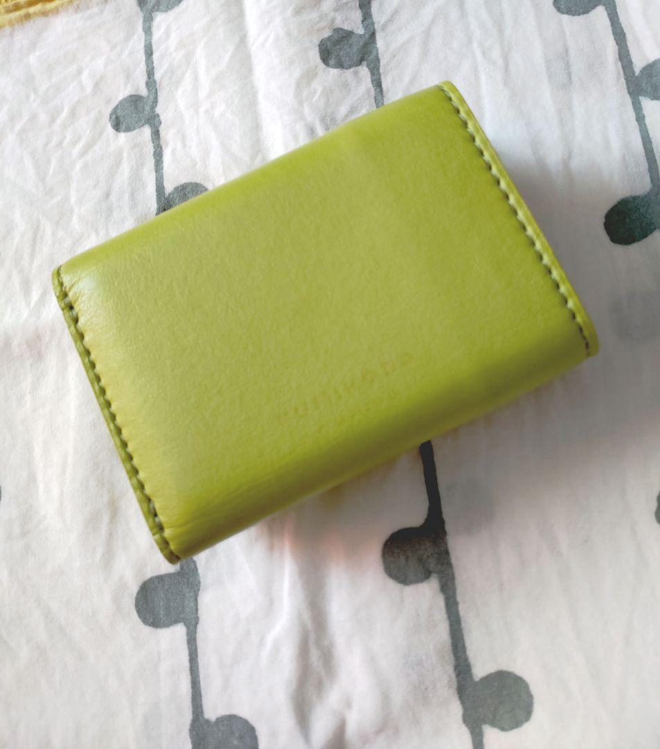 IVY: コンパクト財布 イエローグリーン　FUMIKODA　(フミコダ)