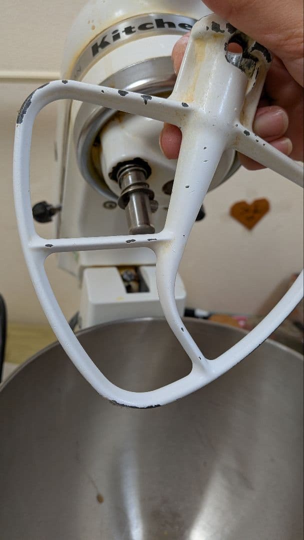 KitchenAid Artisan スタンドミキサー ホワイト 中古品⚠