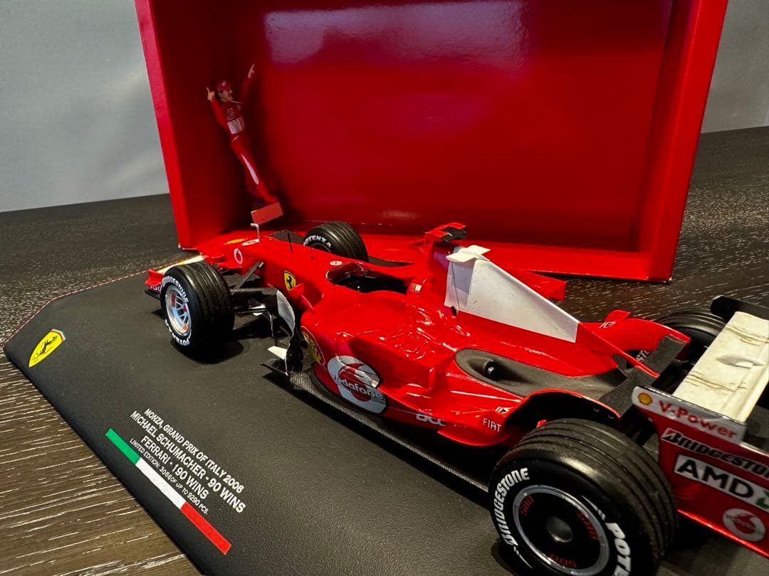 マテル　1/18 フェラーリ248F1 2006イタリアGPシューマッハエリート