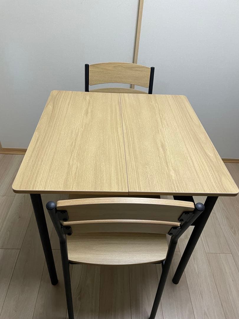 アイリスオーヤマ　ダイニングテーブルセット2人用