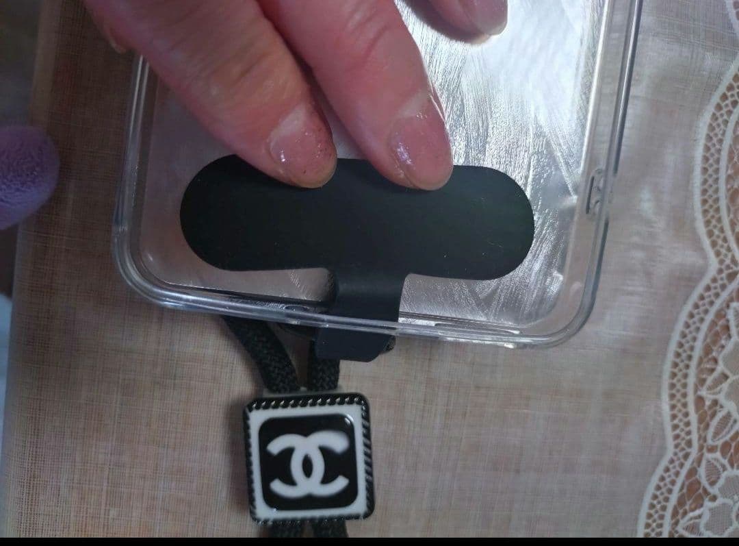 新品未使用男女ペア２本ノベルティシャネルCHANEL携帯ストラップ送料無料