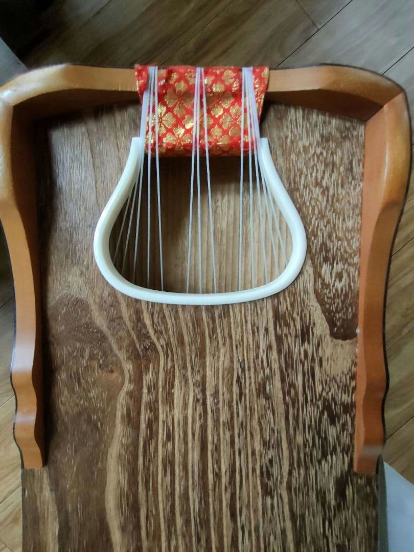 かっちん　山田流　美木目　和楽器　弦楽器 13弦　すだれ彫り　ケース付