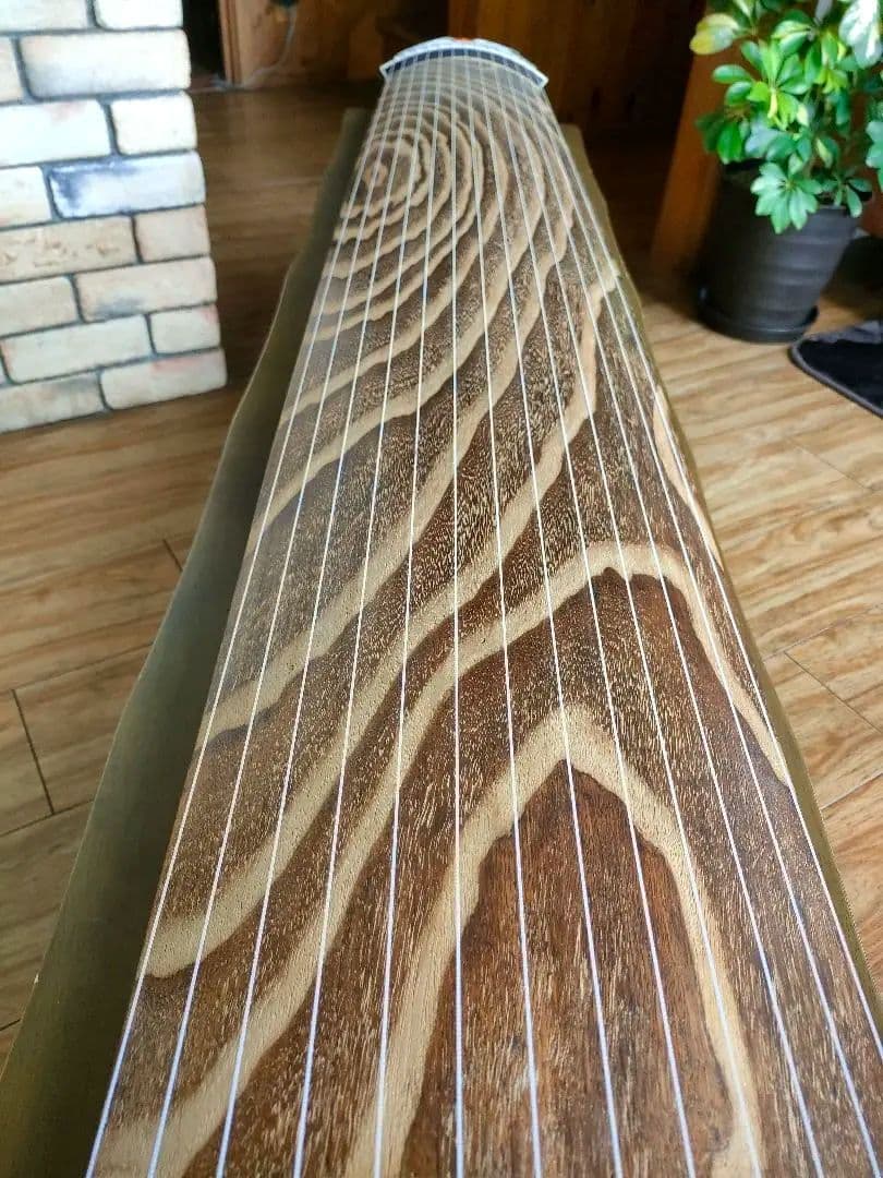 かっちん　山田流　美木目　和楽器　弦楽器 13弦　すだれ彫り　ケース付