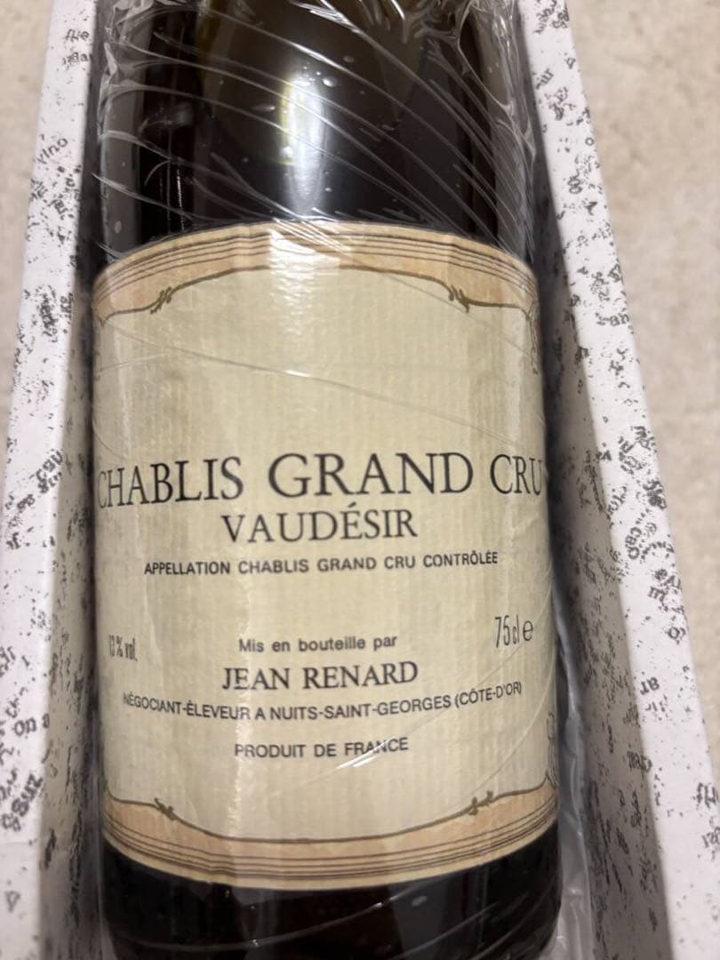 Chablisgrand cruvaudesir 1994高級ヴィンテージワイン