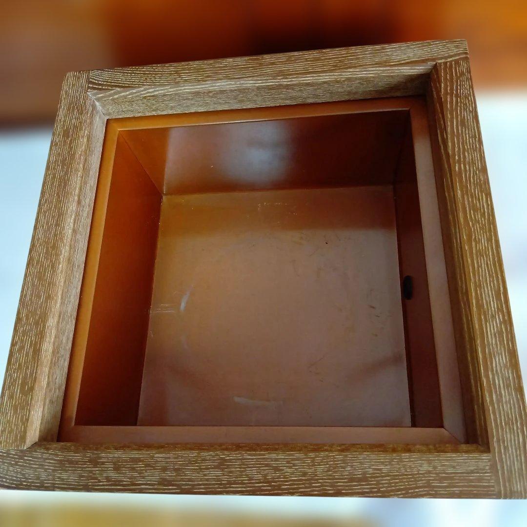 茶道具・木地置戸・仙徳上入子・桑色・USED【21】