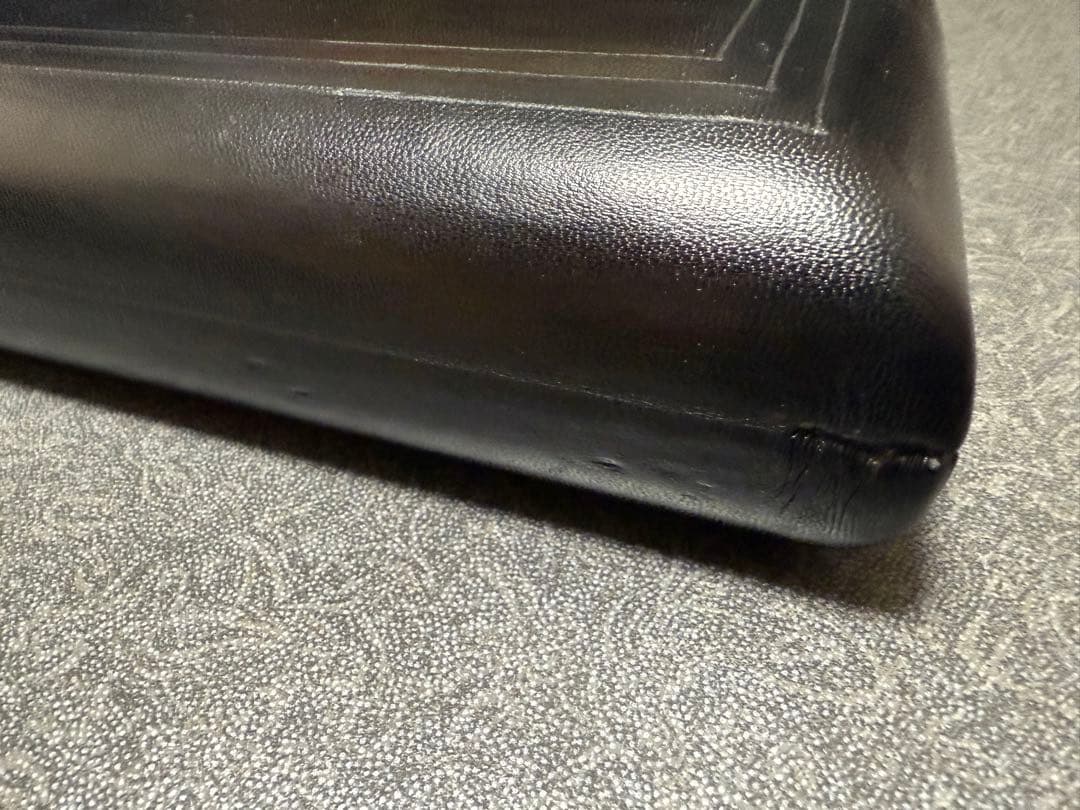 フルートとピッコロ　ダブルケース 黒 革張り